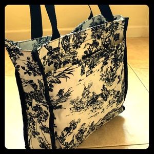 Black & Cream Toile Bag